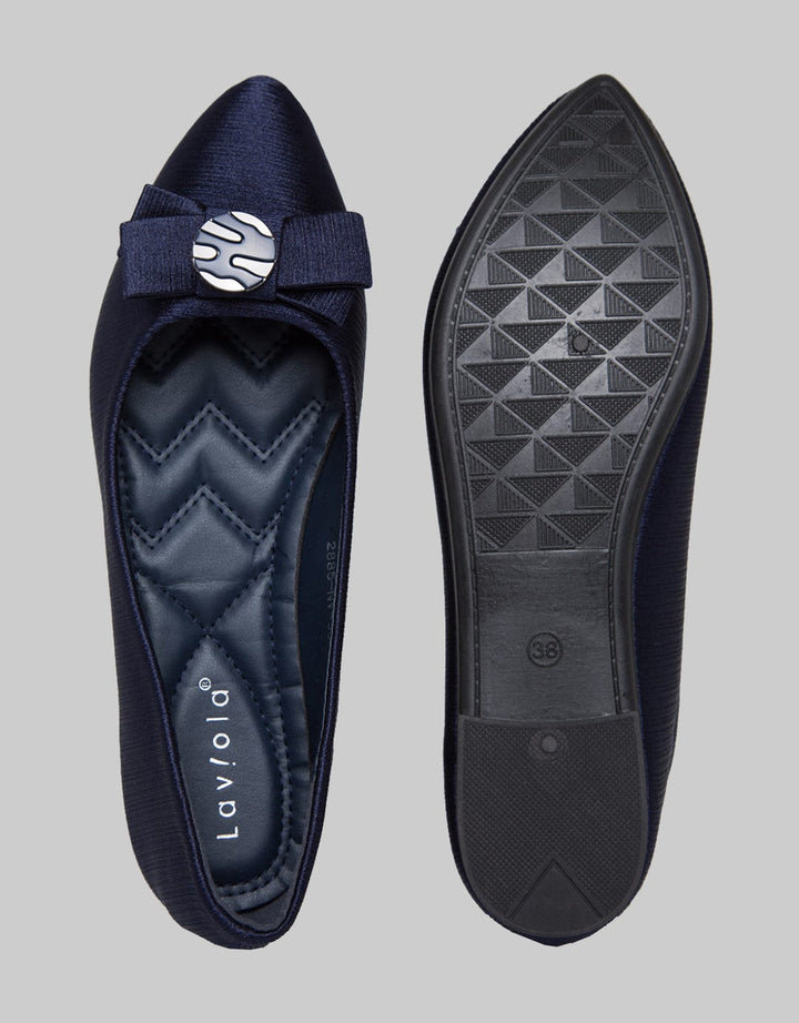 Laviola Flat Shoes With Ribbon Detail