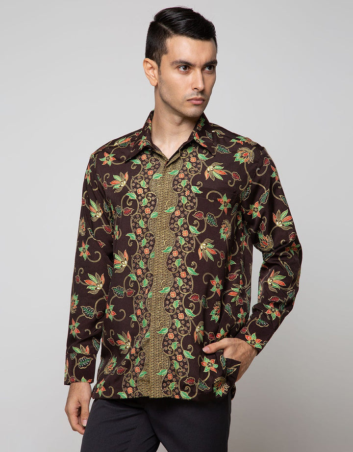 Adikusuma Batik Shirt Flower Color