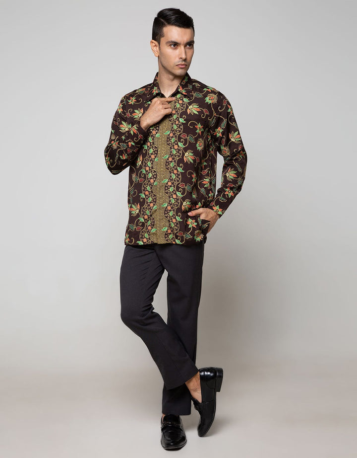 Adikusuma Batik Shirt Flower Color