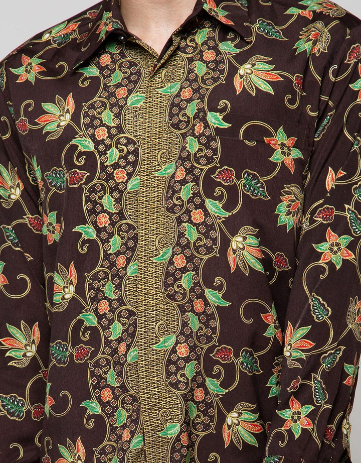 Adikusuma Batik Shirt Flower Color