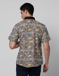 Arjuna Weda Chess Board Men's Batik Shirt