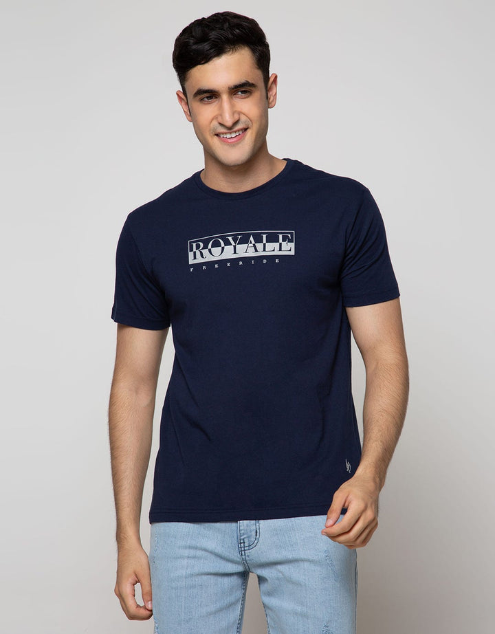 Freeride T-Shirt Pria Print Royale