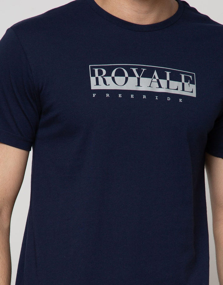 Freeride T-Shirt Pria Print Royale