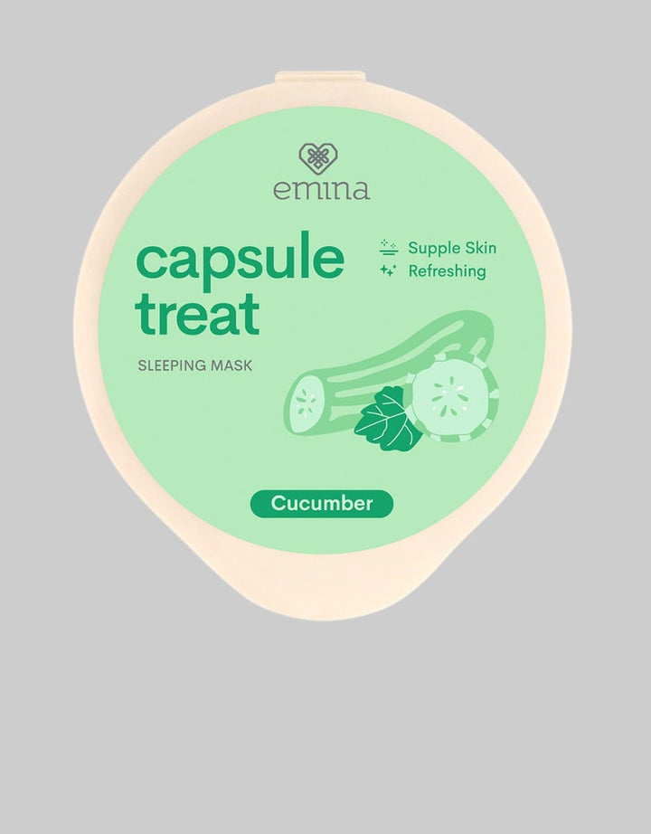 Emina Capsule Treat Sleeping Mask Cucumber 10 ml