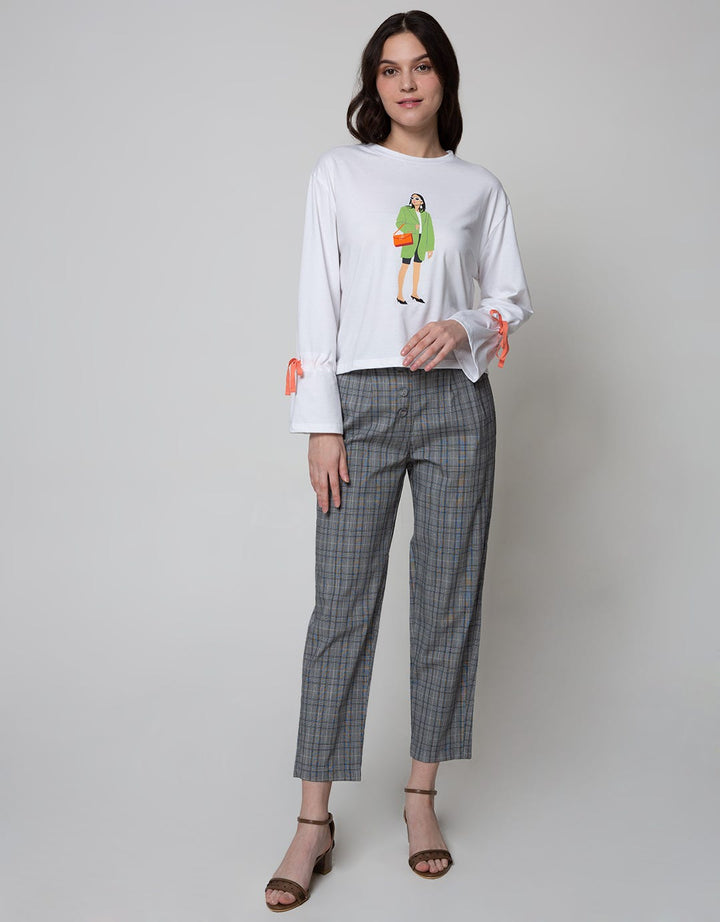 Details Long Sleeves T-Shirt With At Sleeves