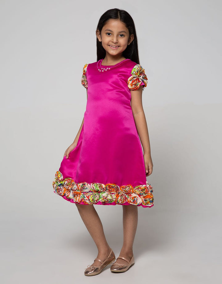 Princessa Flami Dress Anak Satin