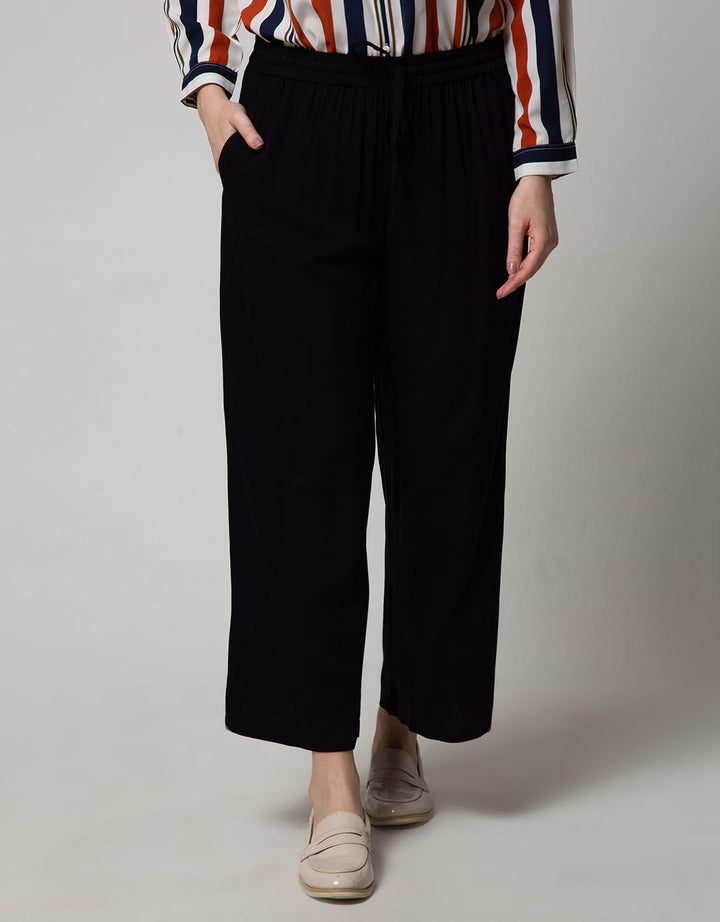 Annisa Long Pants Loose With Elastic Waist And Drawcord