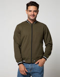 d&f Jacket Cvc Bomber Black And White Stripe