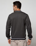 d&f Jacket Cvc Bomber Neck Stripe