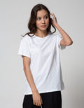 Nevada Slub Plain Look Women's Short Sleeve T-Shirt
