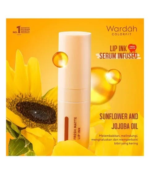 Wardah Matte Lip Cream 4 gr (Revamp)