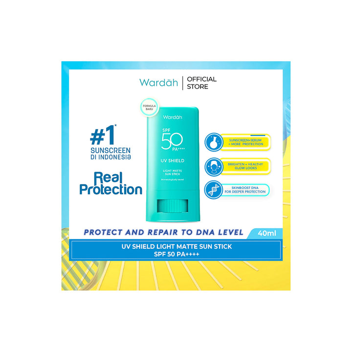 Wardah UV Shield Light Matte Sun Stick 22 g