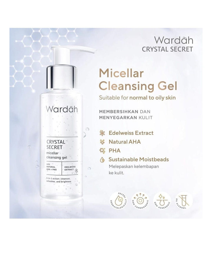Wardah Perfect Bright Cooling Bright Jelly Facial Foam 100 Ml