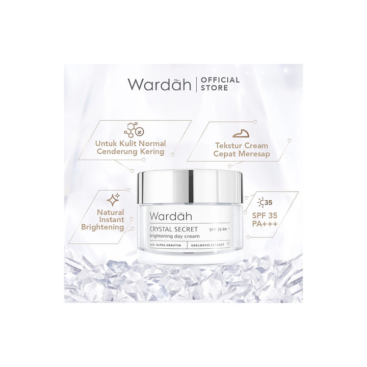 Wardah Crystal Secret Brightening Day Cream 30 g