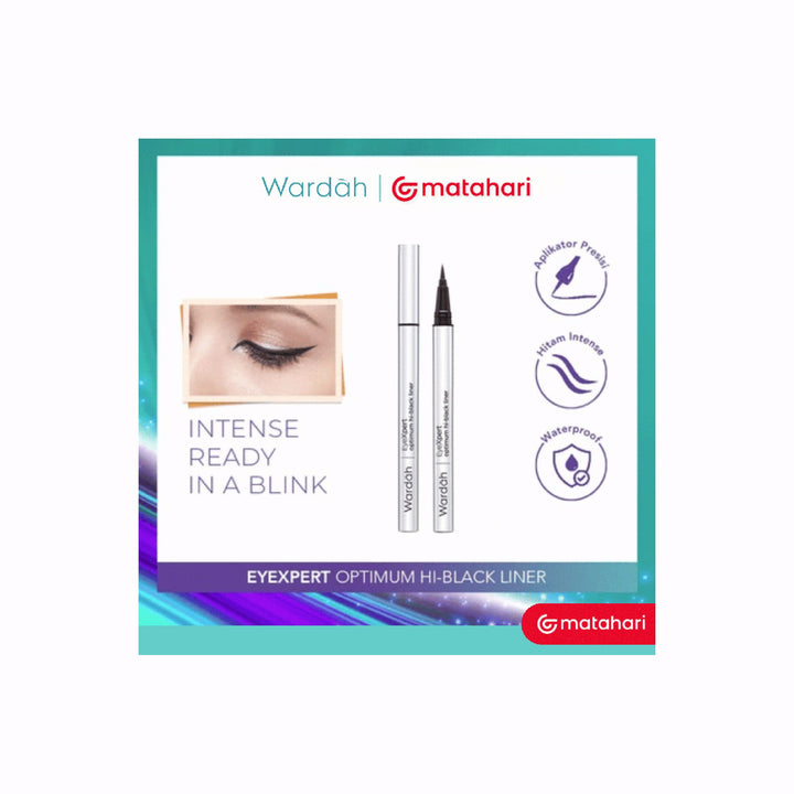 Wardah EyeXpert Optimum Hi-Black Liner 1 gr