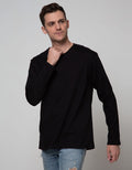 Cole Long Sleeve Oblong Basic Round Neck