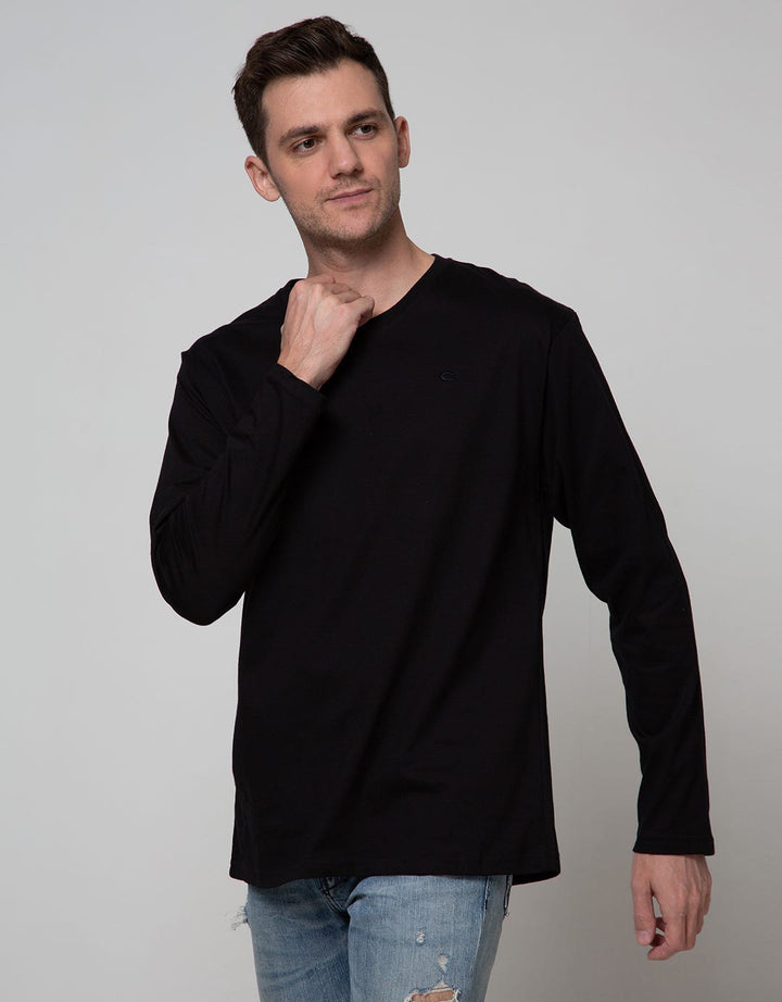 Cole Long Sleeve Oblong Basic Round Neck