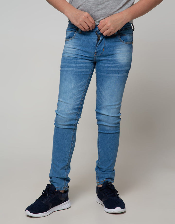 Pingu Celana Panjang Denim Anak Laki Laki