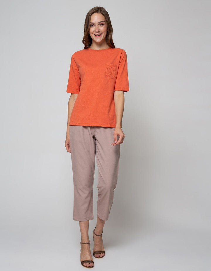 Connexion 3/4 T-Shirt Slub Pocket Floral