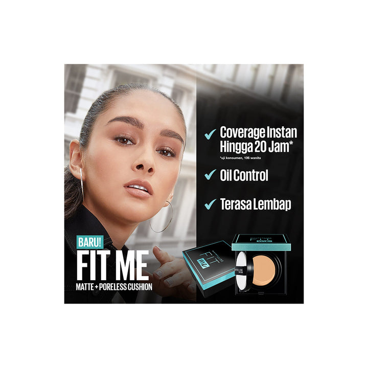 Maybelline Fit Me Matte & Poreless Cushion - 220 Natural Beige