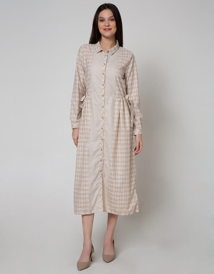 Triset Check Casual Dress