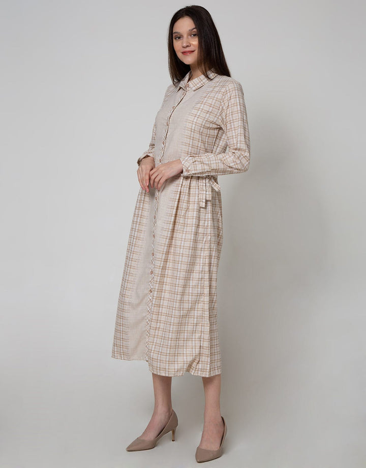 Triset Check Casual Dress