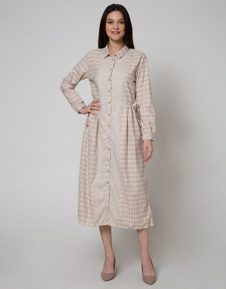 Triset Check Casual Dress