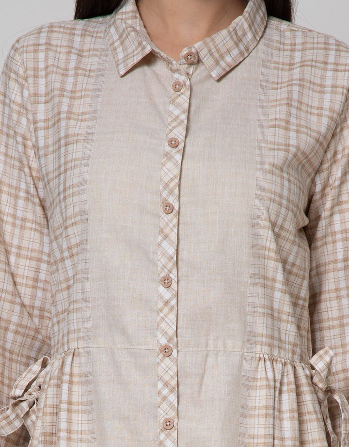 Triset Check Casual Dress