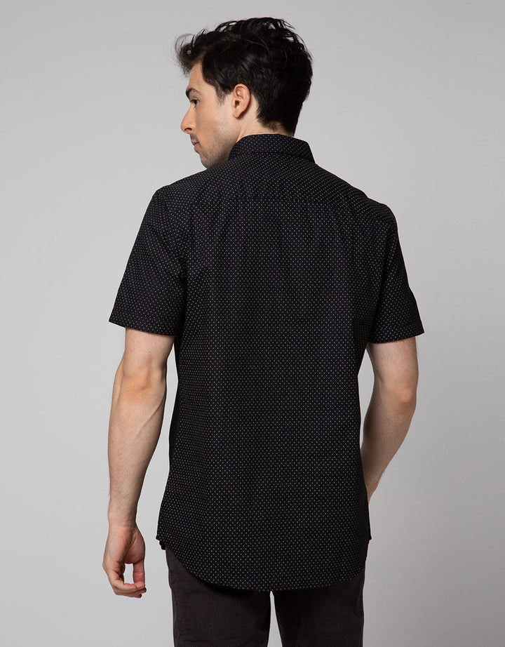 Johnwin Formal Print Short Sleeve Shirt