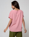 St. Yves Short Sleeve Blouse Knot