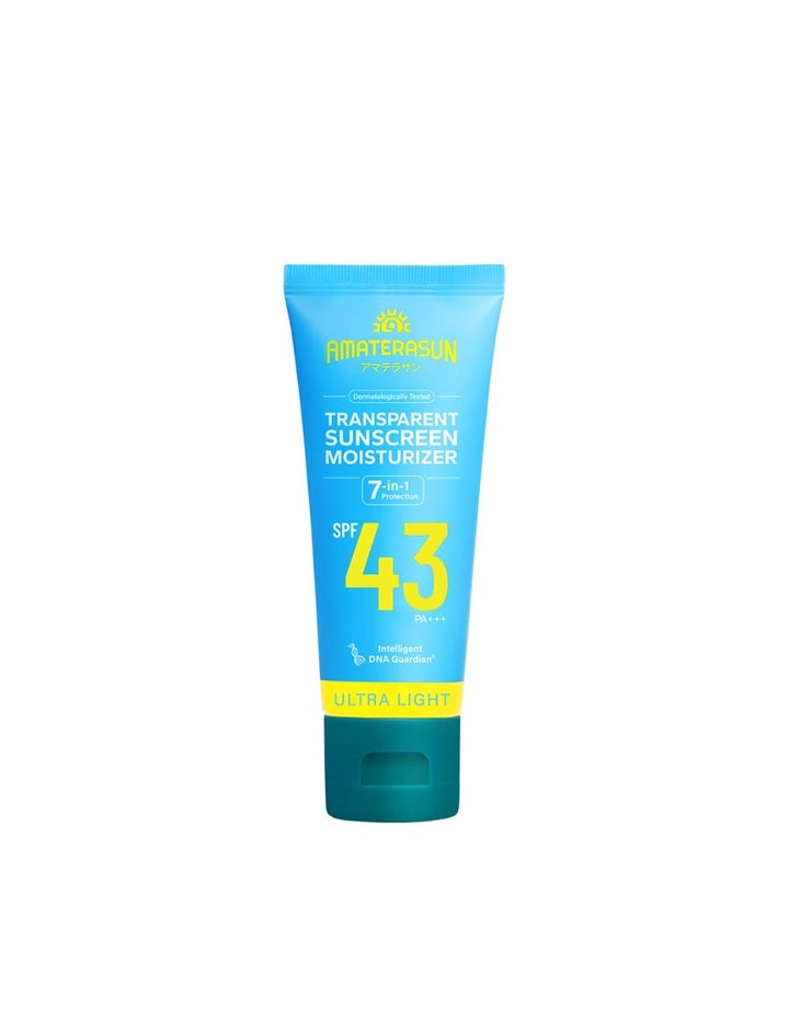 Amaterasun Transparent Sunscreen Moisturizer SPF 43 PA+++ 50 gr