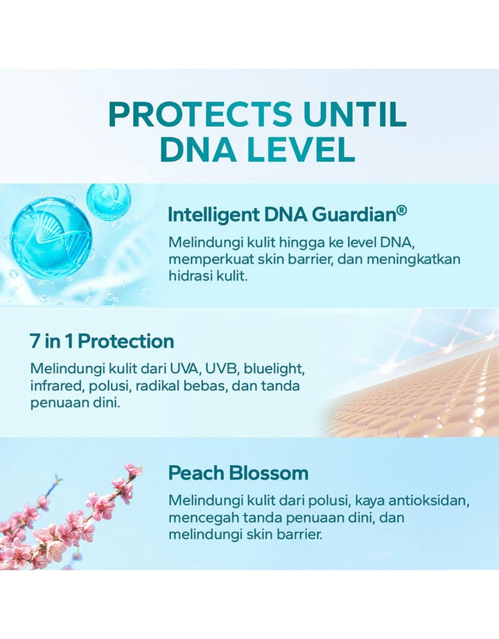 Amaterasun Transparent Sunscreen Moisturizer SPF 43 PA+++ 50 gr