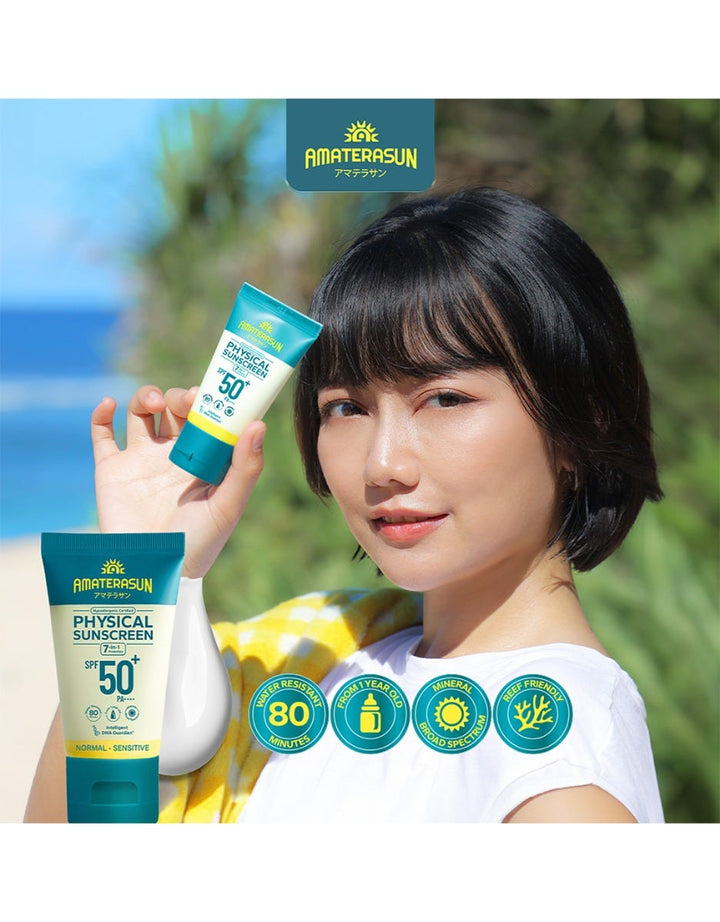 Amaterasun Physical Sunscreen SPF 50+ PA++++ 30 gr