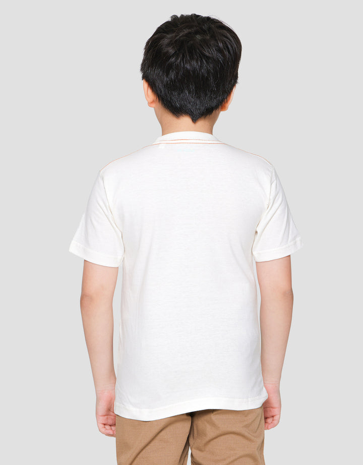 Little M Dino Kaos Lengan Pendek Anak Laki-laki