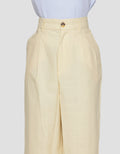 Suko Linen Pleated Blend Women's Long Pants
