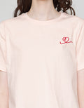 Nevada Heart Print Atasan Piyama Wanita