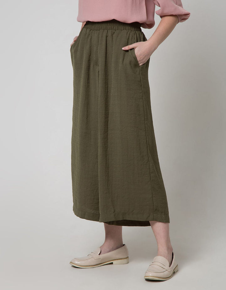 St. Yves Coulotte Gynella Cursh Fabric Women's Trousers