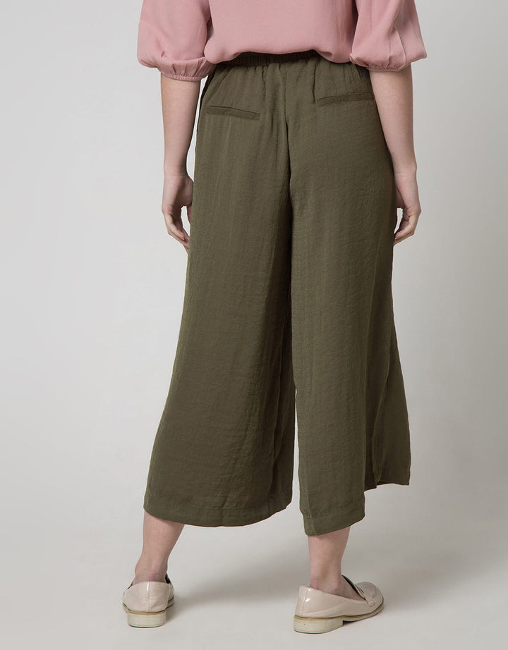 St. Yves Coulotte Gynella Cursh Fabric Women's Trousers