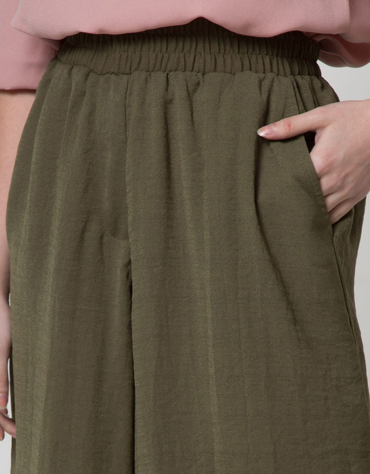 St. Yves Coulotte Gynella Cursh Fabric Women's Trousers