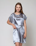 Cynthia Satin Batwing Sleepdress