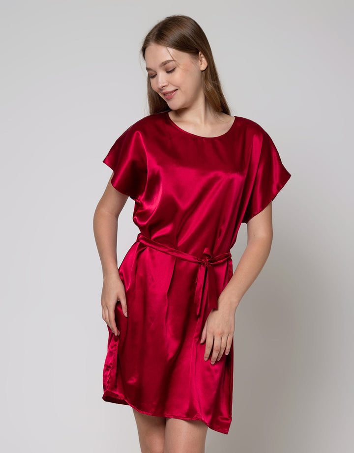 Cynthia Satin Batwing Sleepdress