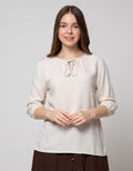 St. Yves Linen W Stoppe Women's 7/8 Sleeve Blouse
