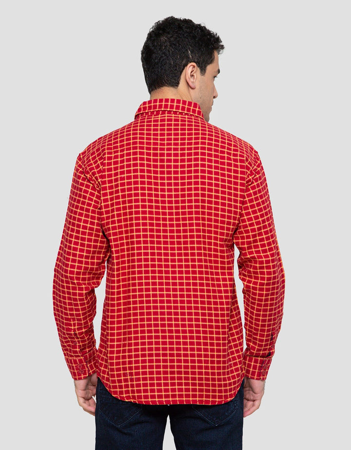 Cardinal Mini Check Kemeja Pria