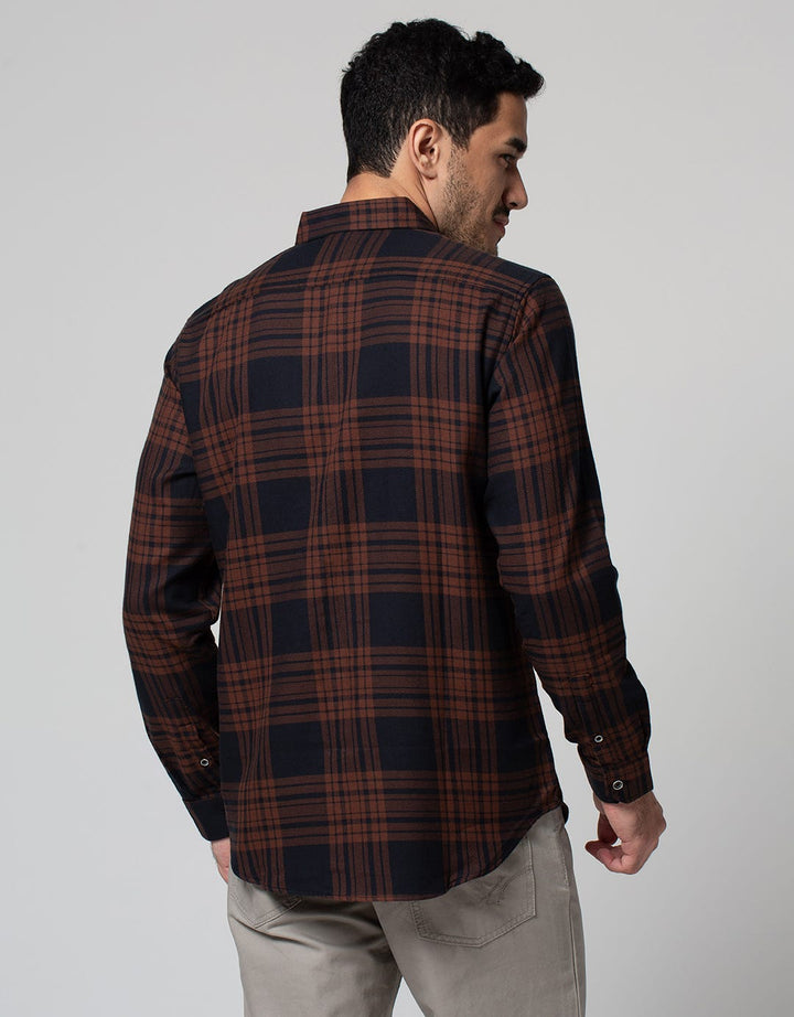 Larusso Kemeja Flannel Panjang