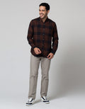 Larusso Kemeja Flannel Panjang