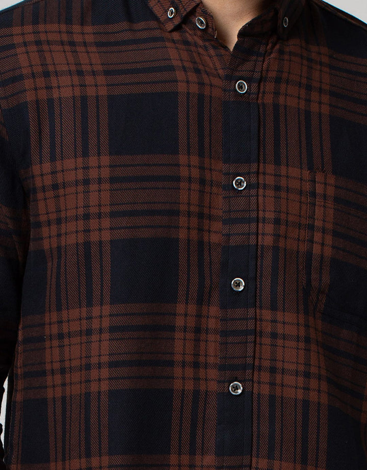 Larusso Kemeja Flannel Panjang