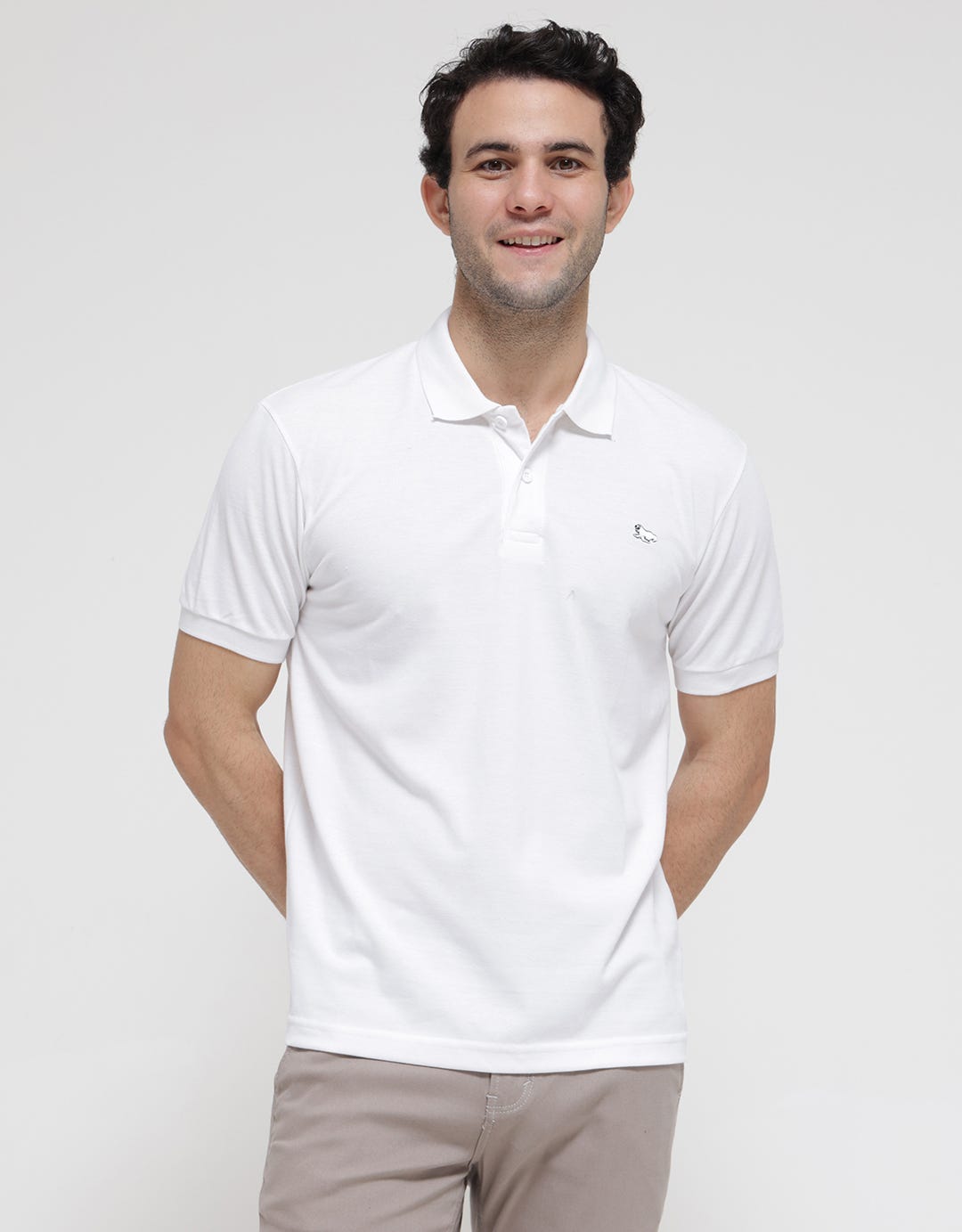 Walrus Basic Textured Polo Shirt Pria main image 0