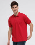 Walrus Basic Textured Polo Shirt for Men
