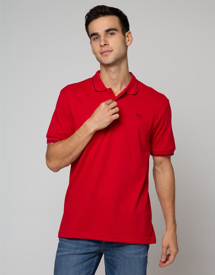 Walrus Basic Casual Polo Shirt Men
