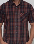 Watchout Jeans Shirt Plaid Short Sleeve